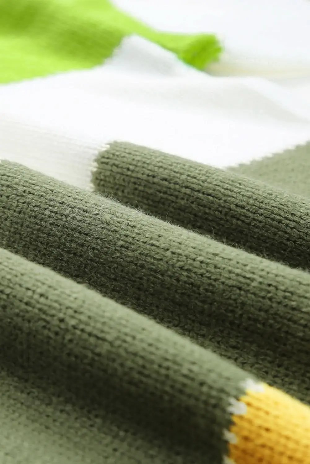 Chic green plus size sweater - Love Salve